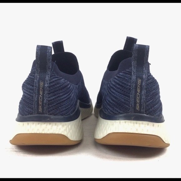 SKECHERS Blue Air-Cooled MEMORY FOAM Slip-On Shoes - Picture 6 of 9